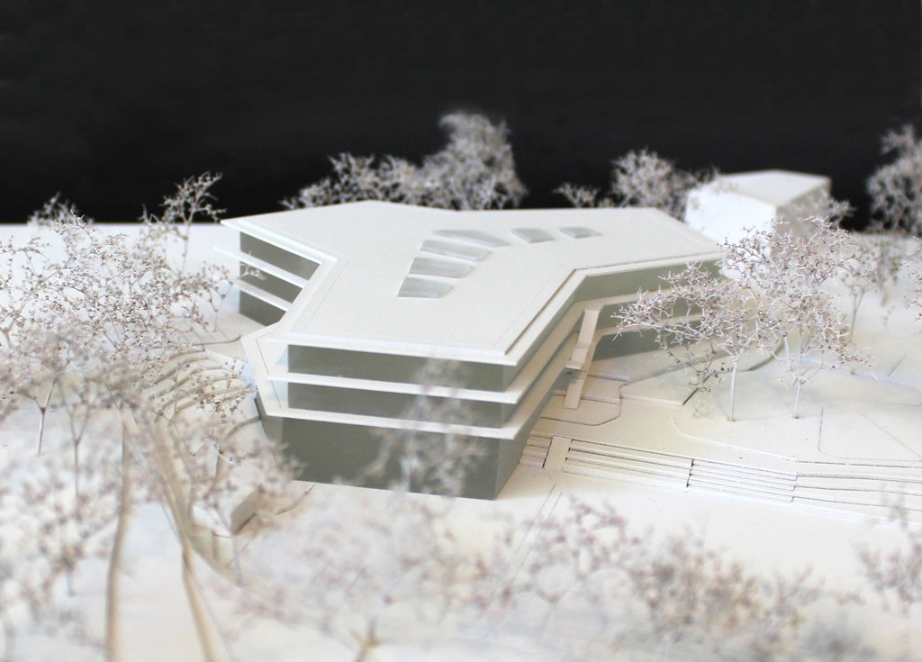 Neubau Foerderschule Radebeul Architekturmodell Wettbewerb