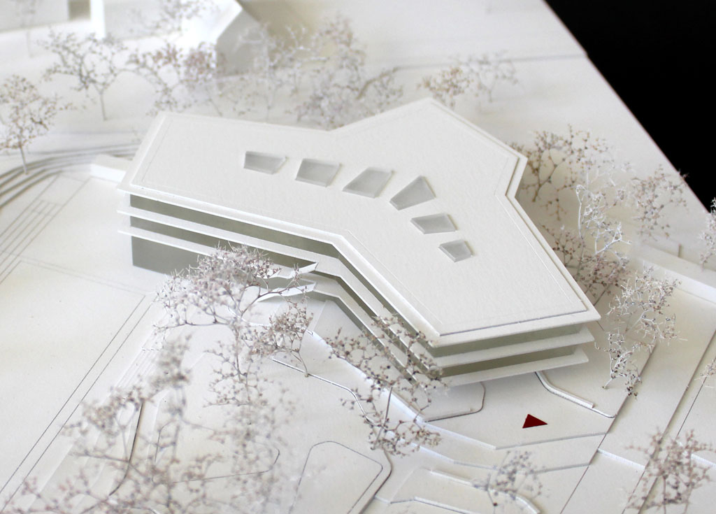 Neubau Foerderschule Radebeul Architekturmodell Wettbewerb