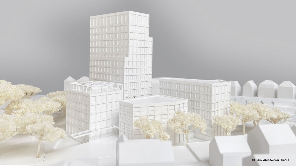 Architektur Modell Wettbewerb Kepler Areal Ludwigsburg Hochhaus